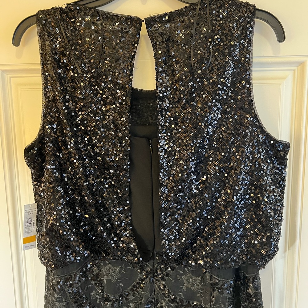 R&M RICHARDS Sequined Lace dress 16W NWT - Picture 6 of 15